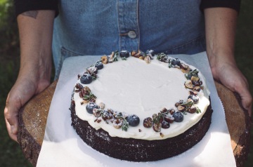 Mrkvový dort. Svačina – catering od Café Jen, Praha.